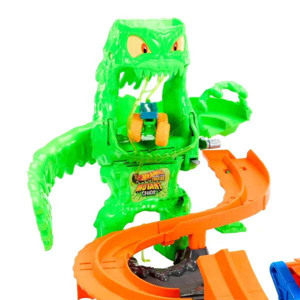 Hot Wheels Monster Trucks Slizký monster Chaos dráha - Mattel obrázek 4