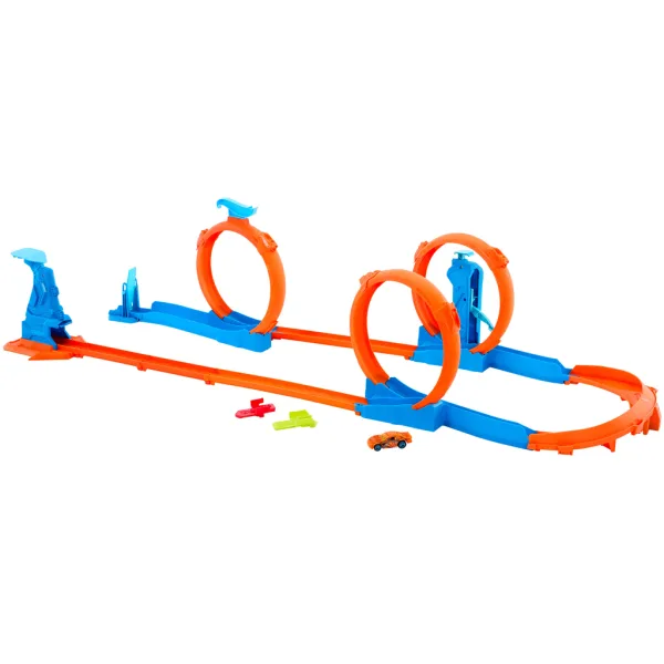 Hot Wheels: Trojitá smyčka dráha tvůrce set - Mattel obrázek 2