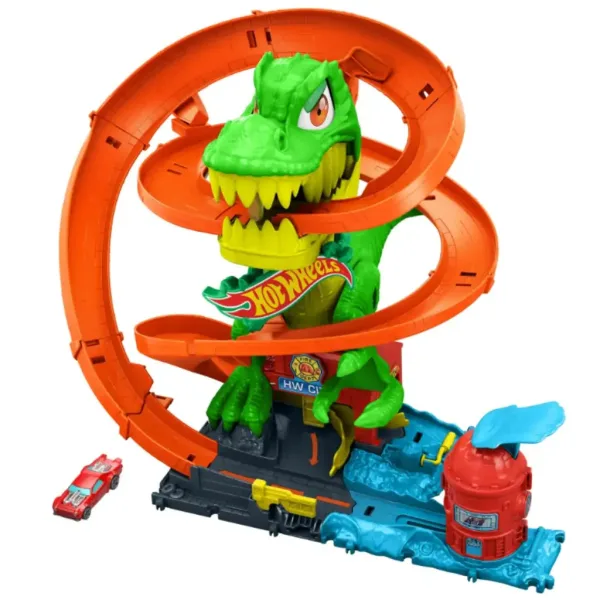 Hot Wheels: T-Rex Útok dráha - Mattel obrázek 2