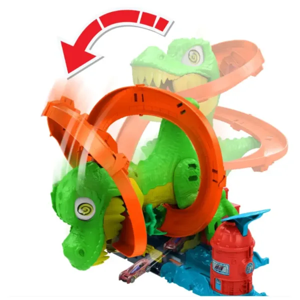 Hot Wheels: T-Rex Útok dráha - Mattel obrázek 3