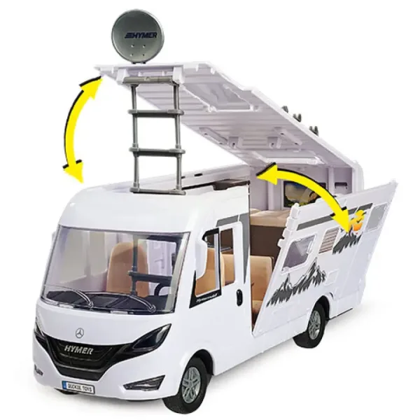 Hymer Camping Van obytný vůz s doplňky 30cm - Dickie Toys obrázek 2