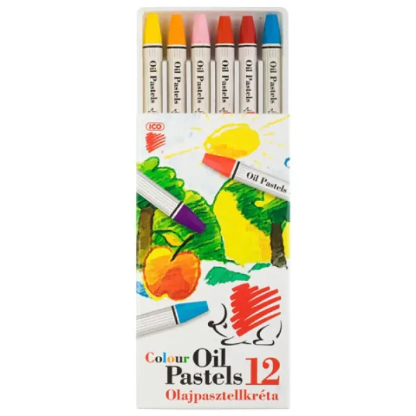 ICO: JEŽEK Olejové pastelky 12ks obrázek 2