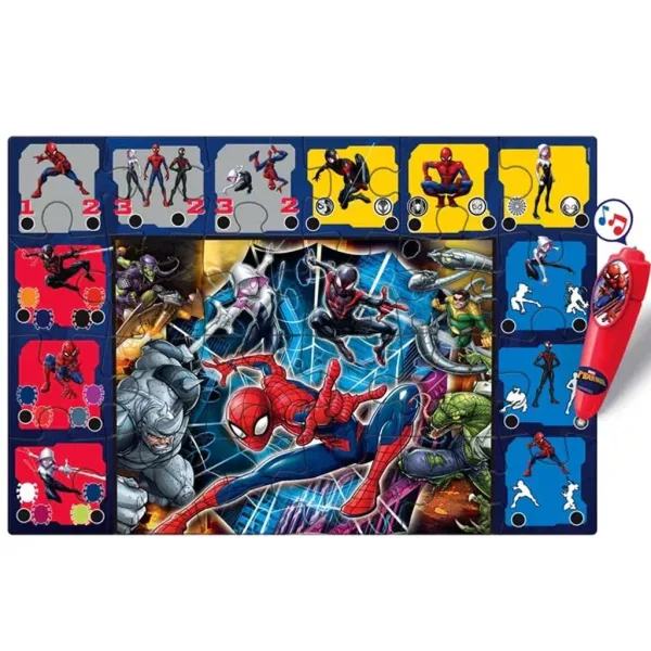 Interaktivní podlahová skládačka Spiderman 24ks - Clementoni obrázek 3