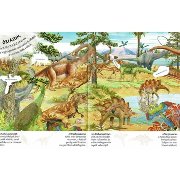 Jak zajímavý je svět... Dinosauři samolepková kniha obrázek 3