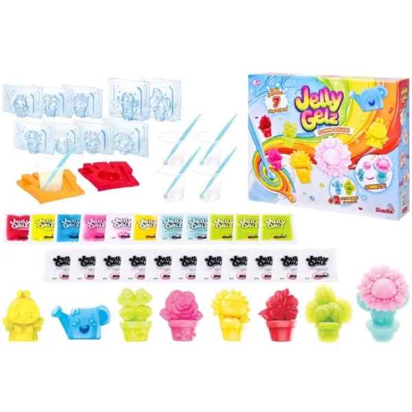 Jelly Gelz Flower Deluxe květinová želéfigura tvořivá sada - Simba Toys obrázek 2
