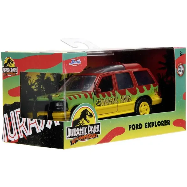 Jurassic World 1993 Ford Explorer 1/32 model auta - Simba Toys obrázek 1