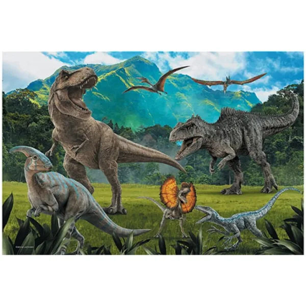 Jurassic World: Puzzle s dinosaury z Jurassic Park 100 ks - Trefl obrázek 2