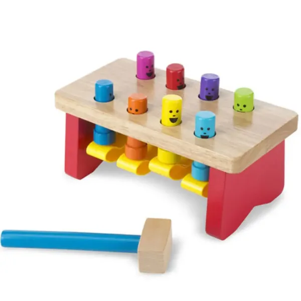 Bubnovací stůl dřevěný rozvojový - Melissa & Doug obrázek 2