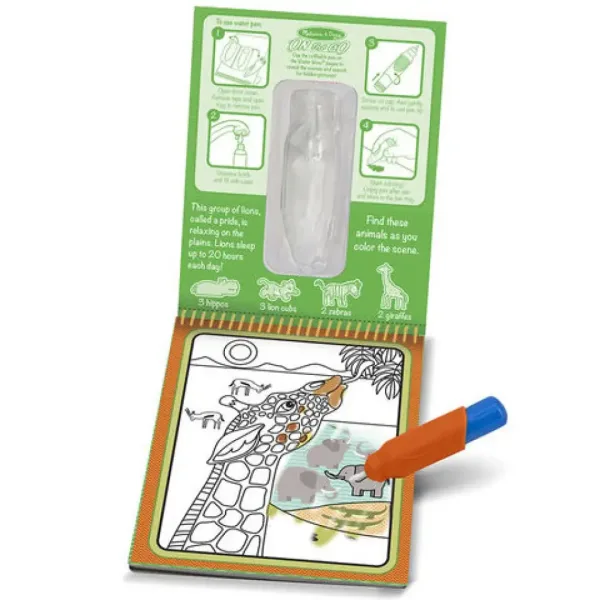 Safari kreslení vodou kreativní hra - Melissa & Doug obrázek 2