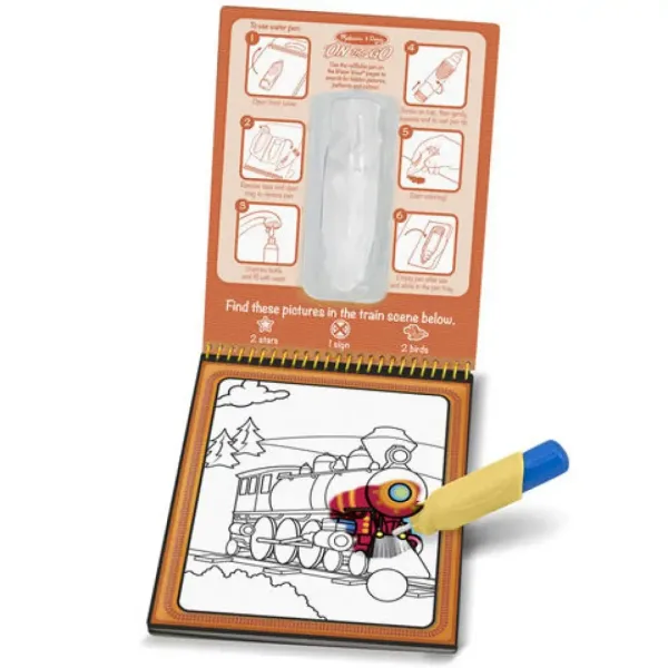 Kreativní hra s kreslením vozidel vodou - Melissa & Doug obrázek 2