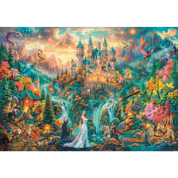 Legends of Hidden Kouzelné království 2000 dílků puzzle – Clementoni obrázek 2