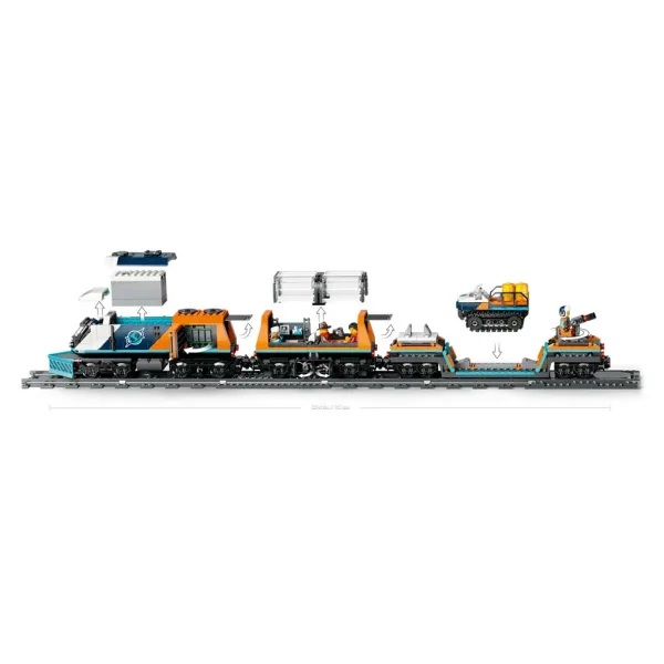 LEGO® City: Expresní vlak arktických průzkumníků (60470) obrázek 4
