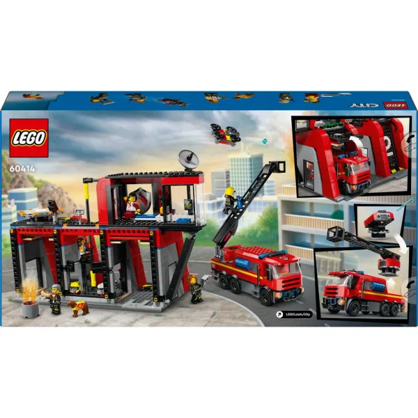 LEGO® City: Hasičská stanice a hasičské auto (60414) obrázek 2