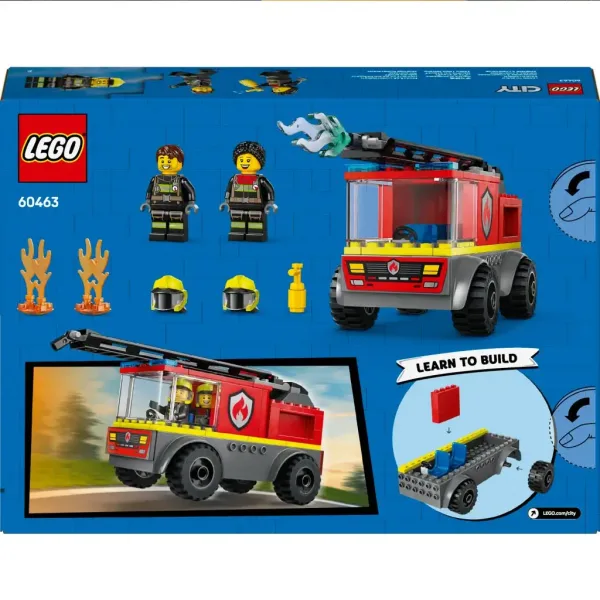 LEGO® City: Žebříkové hasičské auto (60463) obrázek 5