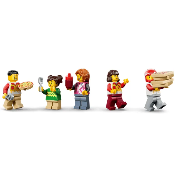 LEGO® City: Pizzerie s dodávkovými vozidly (60496) obrázek 3
