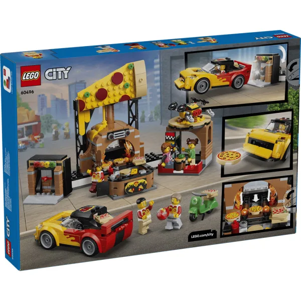 LEGO® City: Pizzerie s dodávkovými vozidly (60496) obrázek 8