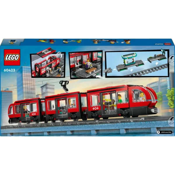 LEGO® City: Městská tramvaj a zastávka (60423) obrázek 8