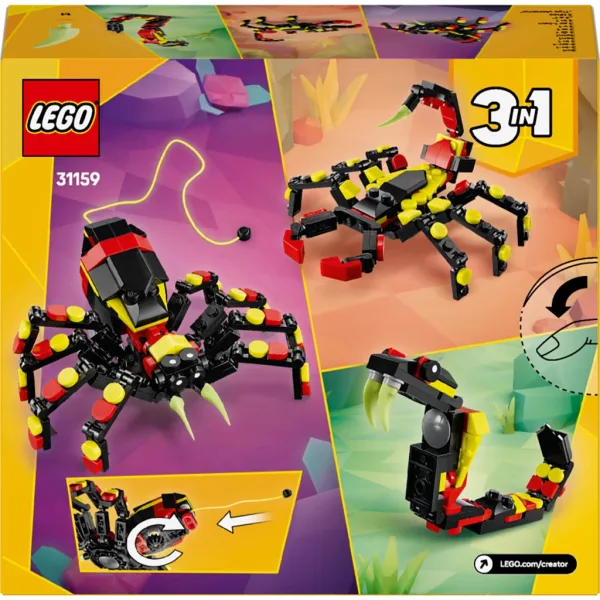 LEGO® Creator: Divoká zvířata: Pavučina plná překvapení (31159) obrázek 2