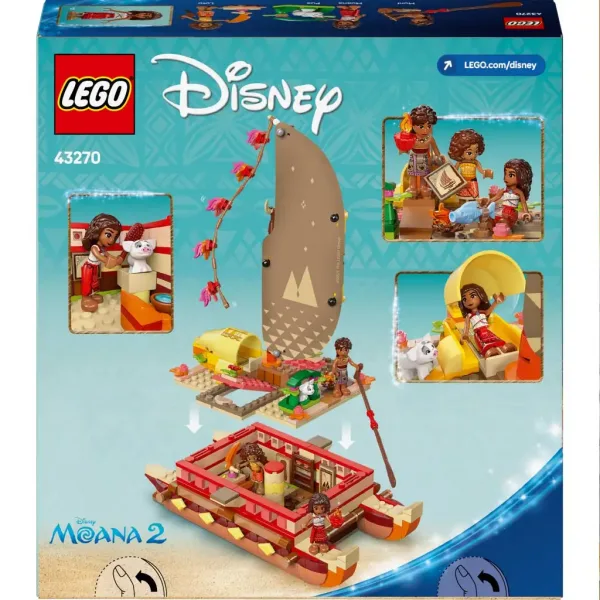 LEGO® Disney: Vaiana s dobrodružstvími plná kanoe (43270) obrázek 5