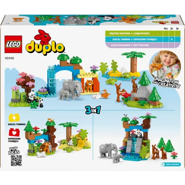 LEGO® DUPLO®: 3 v 1 rodiny zvířat v divočině (10446) obrázek 2