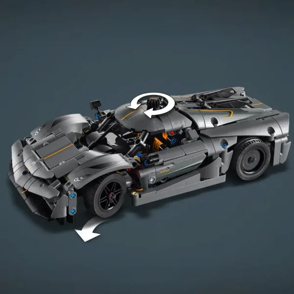LEGO® Technic: Koenigsegg Jesko Absolut šedé hyperauto (42173) obrázek 6