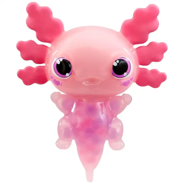 Let’s Glo Axolotl svítící vodní kamarád v růžové barvě obrázek 2
