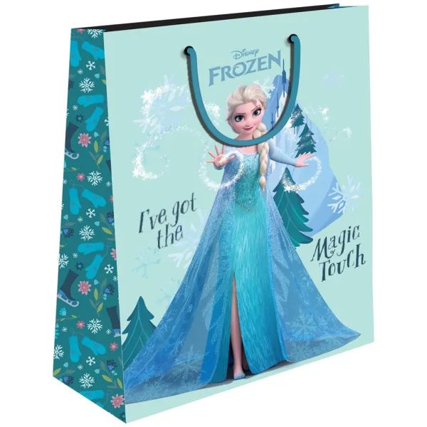 Luna: Disney Ledové království dárková taška s motivem Anny a Elzy 26x32x12cm obrázek 2