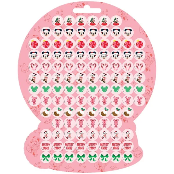 Luna: Disney Minnie Mouse vánoční samolepková sada 300ks obrázek 4