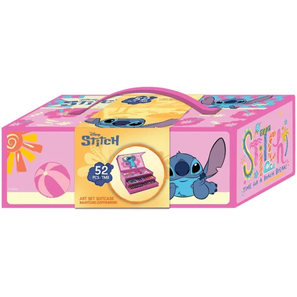 Luna: Disney Stitch omalovánková sada v kufříku 52ks obrázek 2