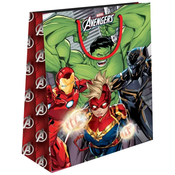 Luna: Marvel Avengers dárková taška s motivem superhrdinů 26x32x12cm obrázek 2