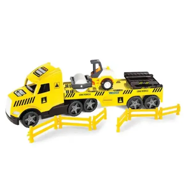 Magic Truck Technic: Nákladní auto s válcem a světlem 80cm - Wader obrázek 2