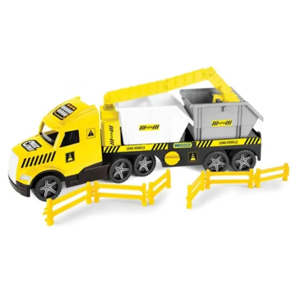 Magic Truck Technic: Kamion s kontejnery a světlem 80 cm - Wader obrázek 2