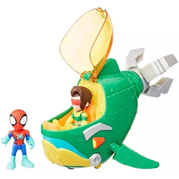 Marvel Spidey a jeho úžasní přátelé: Water-Webs – mořská velryba Doktora Octopuse, herní sada – Hasbro obrázek 2