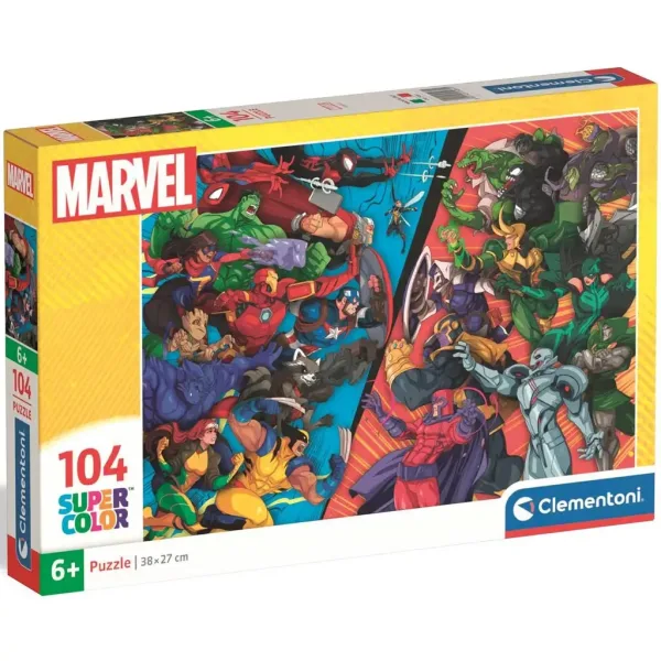 Marvel: Super Color Puzzle 104 kusů - Clementoni obrázek 1
