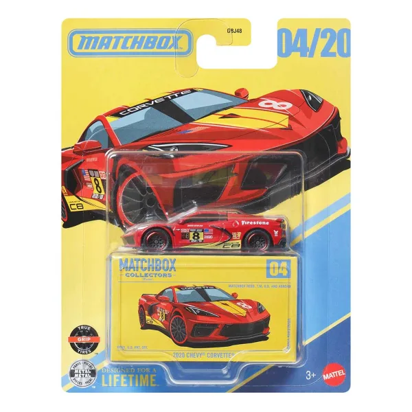 Matchbox Collectors: 2020 Chevy Corvette sběratelská krabička autíčka 1/64 - Mattel obrázek 1