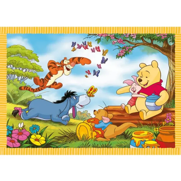 Medvídek Pú 4 v 1 puzzle - Clementoni obrázek 2