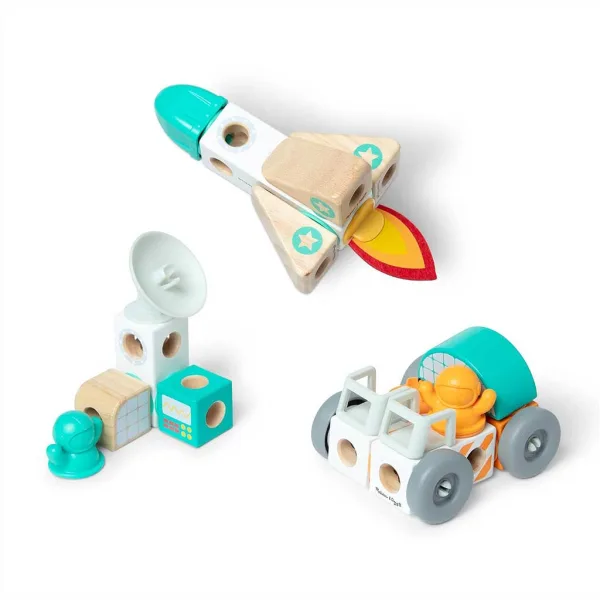 Melissa&Doug: Blockables - Dřevěná hračka ve vesmíru - Spin master obrázek 2