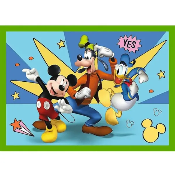Mickey Mouse a jeho přátelé 4 v 1 puzzle - Trefl obrázek 2