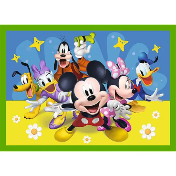 Mickey Mouse a jeho přátelé 4 v 1 puzzle - Trefl obrázek 3