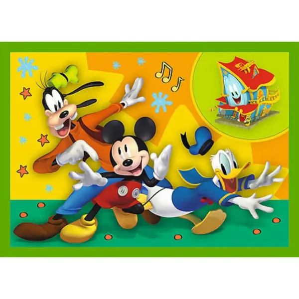 Mickey Mouse a jeho přátelé 4 v 1 puzzle - Trefl obrázek 4
