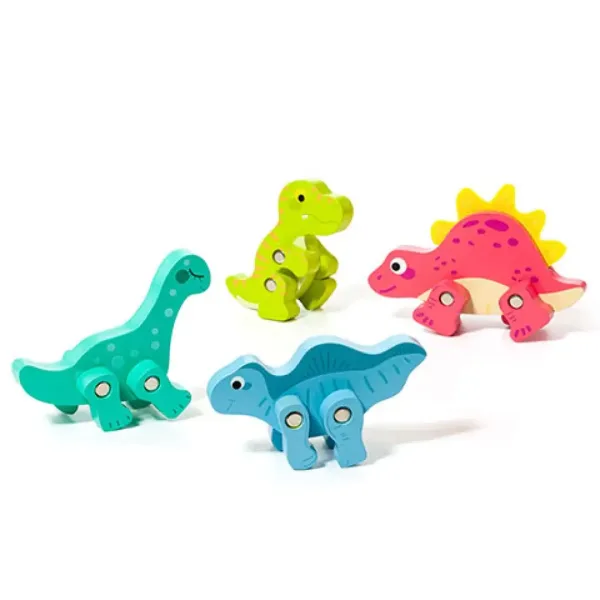 Molto: Nature První dinozaur dřevěná figura balení 4 kusů obrázek 2