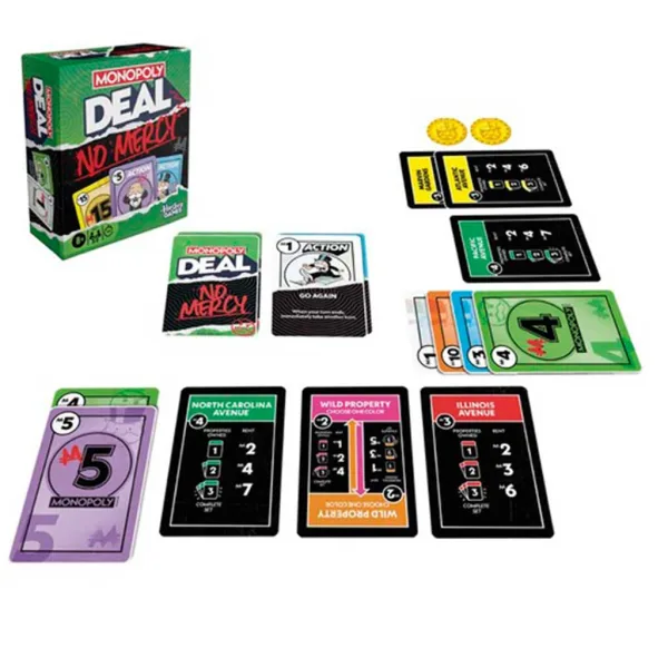 Monopoly Deal No mercy karetní hra - Hasbro obrázek 3