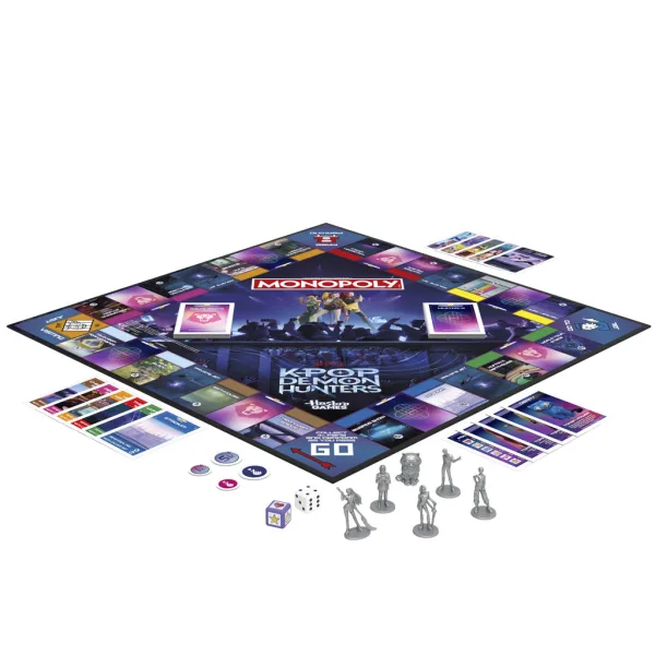 Monopoly KPop Demon Hunters – společenská hra – Hasbro obrázek 2