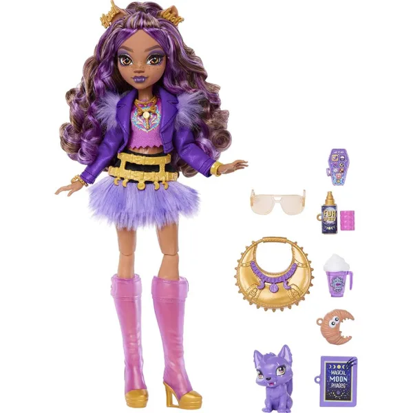 Monster High Clawdeen Wolf panenka s doplňky - Mattel obrázek 2
