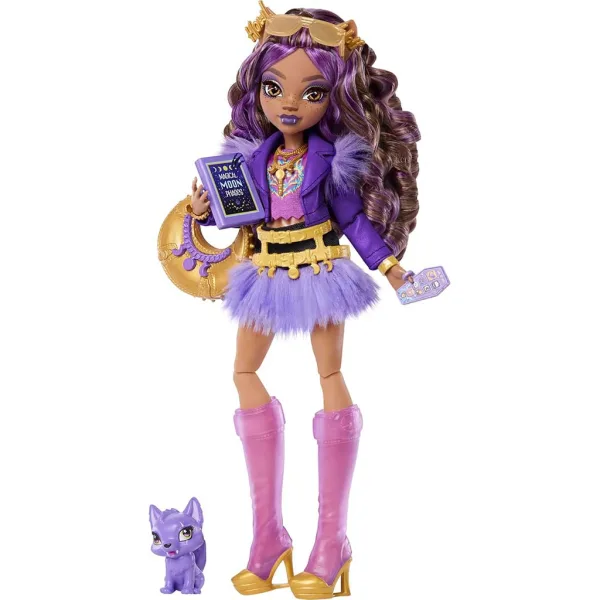 Monster High Clawdeen Wolf panenka s doplňky - Mattel obrázek 3