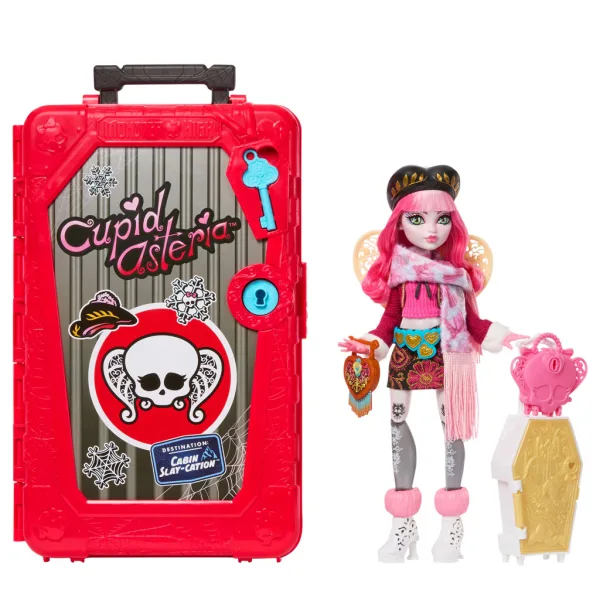 Monster High Šíleně Dobří Přátelé Tajemství - Hrůzostrašné Útočiště - Cupid Asteria - Mattel obrázek 2