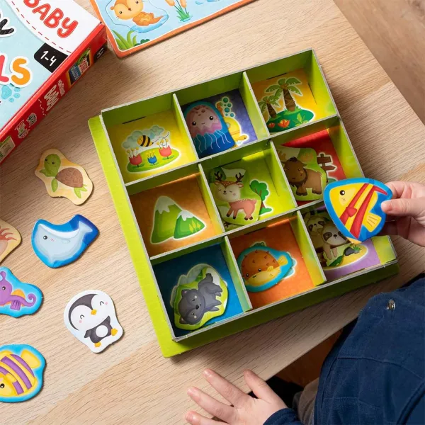 Montessori: Šťastná zvířátka herní kolekce 67ks sada - Lisciani obrázek 3