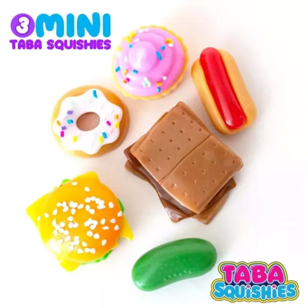 Mushmeez: DIY měkké, squishy mini pochoutky 3ks set různých 1ks obrázek 2