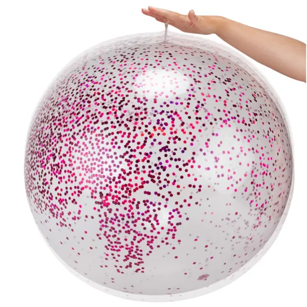 Nafukovací třpytivý míč 60cm v několika variantách obrázek 2