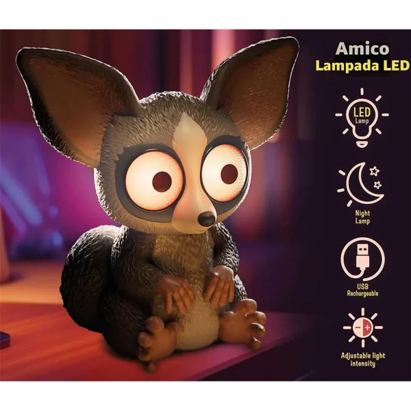 Noční lampička Rainy Days Bush Baby LED - Lisciani obrázek 3